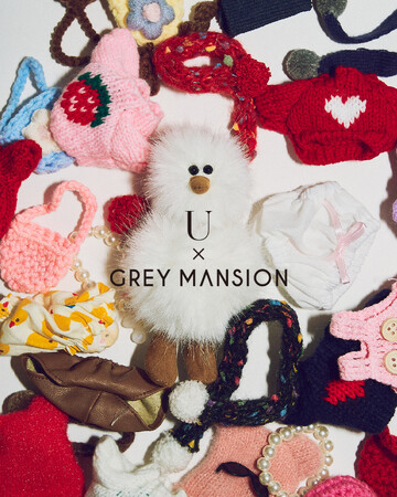 U by SPICK&SPAN × GRAY MANSION キーチャーム発売