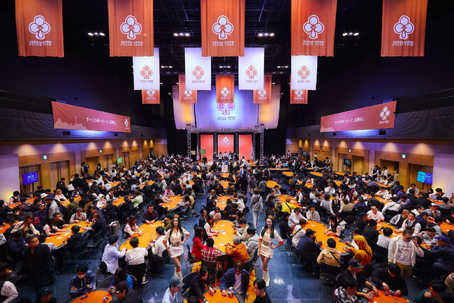 【大阪一のポーカーの祭典】田口淳之介さんが1,268人の頂点に！