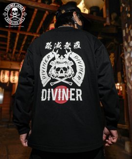 【DIVINER JAPAN】悪滅無羅L/TEE(ブラック)