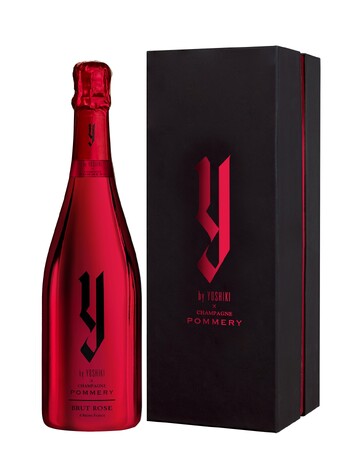 世界的アーティストYOSHIKIとシャンパーニュメゾンPOMMERYによる『Y by YOSHIKI×CHAMPAGNE POMMERY』より新デザインボックスのロゼ・シャンパーニュ発売決定