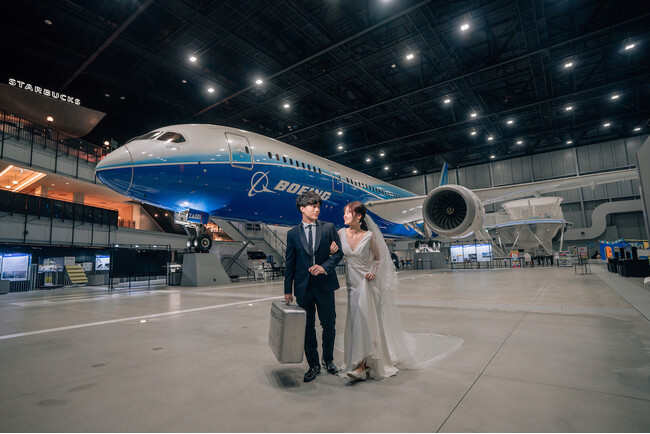 中部国際空港セントレアで残す特別な結婚写真。スタジオエイトで撮影予約受付スタート
