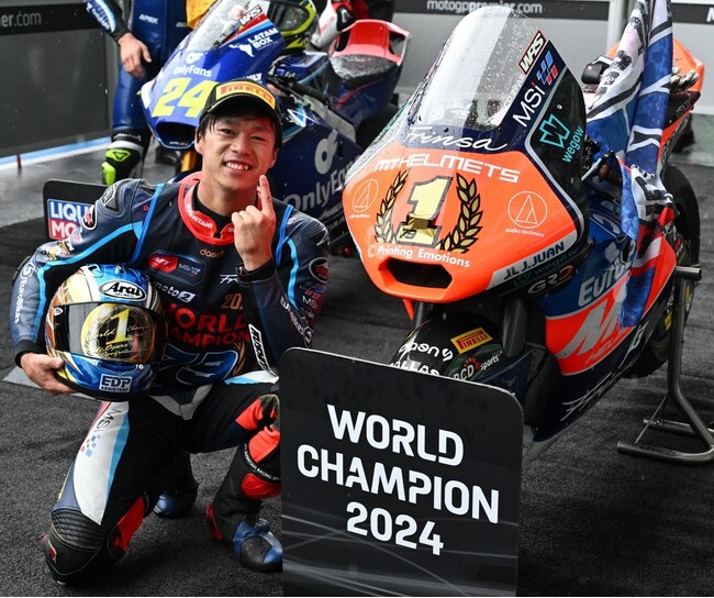 小椋藍Moto2クラス年間王者特番(仮)/MotoGP座談会/MotoGP総集編/MotoGP一挙放送など11月~2025年2月にMotoGP(TM)オフシーズンコンテンツをCS放送日テレジータスで放送!