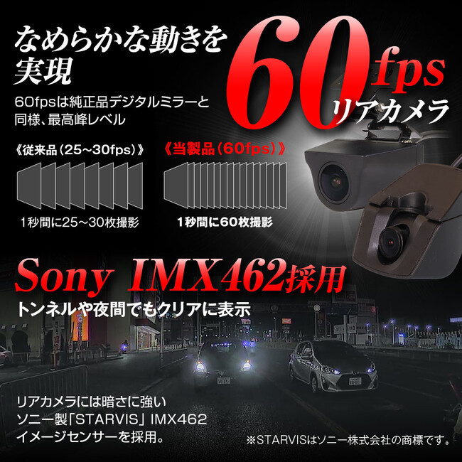 MAXWINの新製品360°カメラ+超滑らか60fpsリアカメラのデジタルインナーミラーが先着50名限定で3000円OFFのキャンペーンを実施！