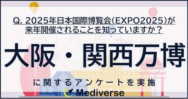 『2025年大阪・関西万博』の認知度はどのくらい？「EXPO2025デジタルウォレット」への興味関心はいかほど？