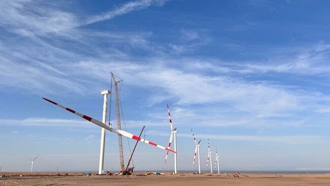 エジプトで建設中の「Gulf of Suez Wind FarmII」を増設