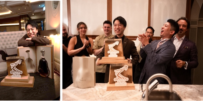 ヘネシー グローバル カクテルコンペティション 2024年度「#HennessyMyWay」（ヘネシーマイウェイ） 日本代表の「エクシブ有馬離宮」ヘッドバーテンダー 高橋 裕也さんが世界大会で総合優勝