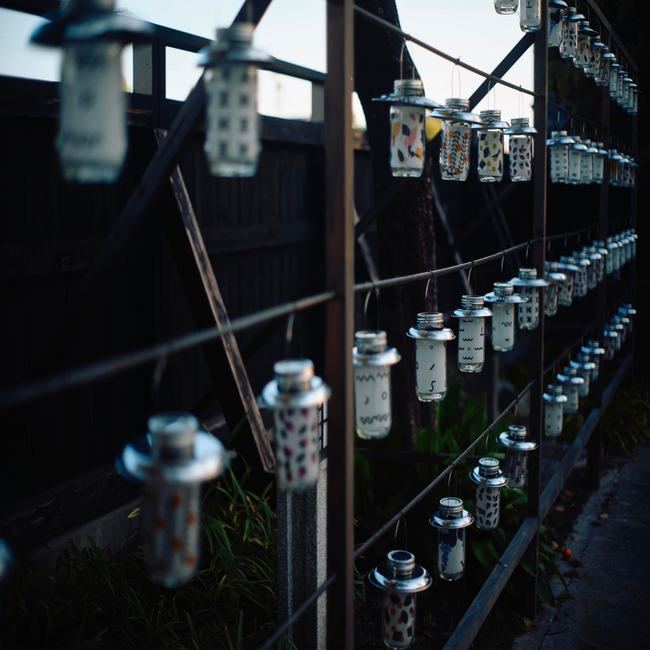 【愛知県半田市】12/15（日）まで　半六庭園に約500個のランプ飾りが出現！秋冬の半田運河を彩っています♪