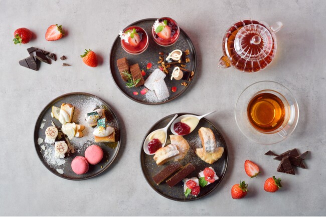【三井ガーデンホテル豊洲プレミア】豊洲36階の開放的な空間で愉しむ冬の味覚天空のウィンターアフタヌーンティー「いちごとチョコレート」が登場！