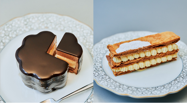 一瞬の美味しさは店内だけの贅沢体験。12月1日、東京丸の内にメゾンカカオ初となるカフェショップをオープン。ショコラティエが店内で作り上げる当店限定のカフェスイーツが新登場。