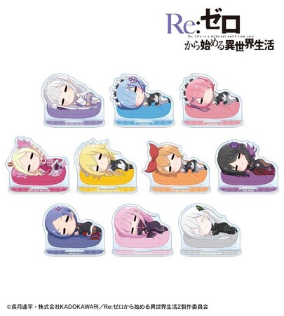 『Re:ゼロから始める異世界生活』のトレーディング ちびころ アクリルスタンド、トレーディング ちびころ 缶バッジなどの受注を開始！！アニメ・漫画のオリジナルグッズを販売する「AMNIBUS」にて