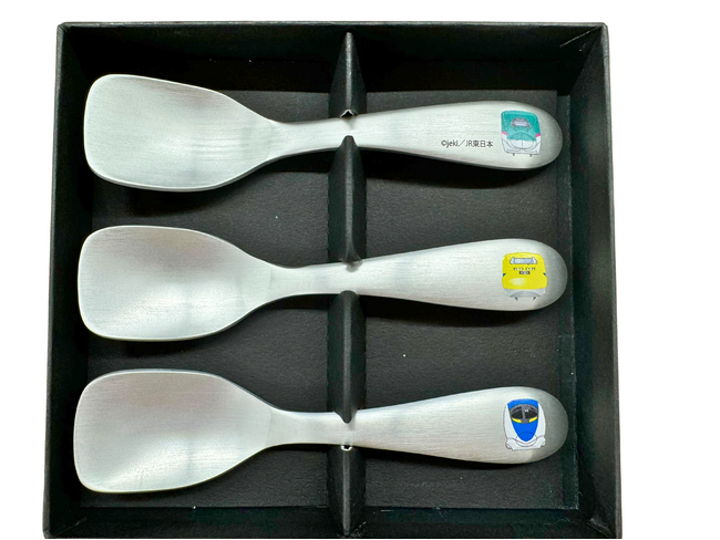 JRグループ商事3社での初コラボ商品 「東海道新幹線再生アルミ」 アイスクリームスプーン発売！