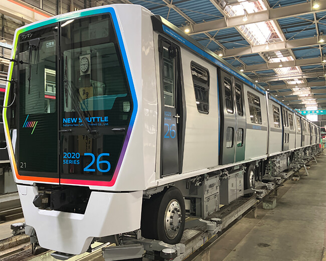 埼玉新都市交通伊奈線(ニューシャトル)向け当社2020系AGTの最終編成分を納入