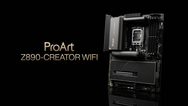 最新のIntel Z890チップセット、Wi-Fi 7、Thunderbolt 5、PCIe 5.0などを搭載した高性能なクリエイター向けマザーボードを発表