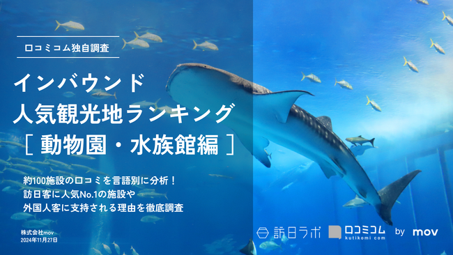 【独自調査】2024年最新：外国人に人気の観光スポットランキング［動物園・水族館編］1位は「海遊館」！| インバウンド人気観光地ランキング　#インバウンド #MEO