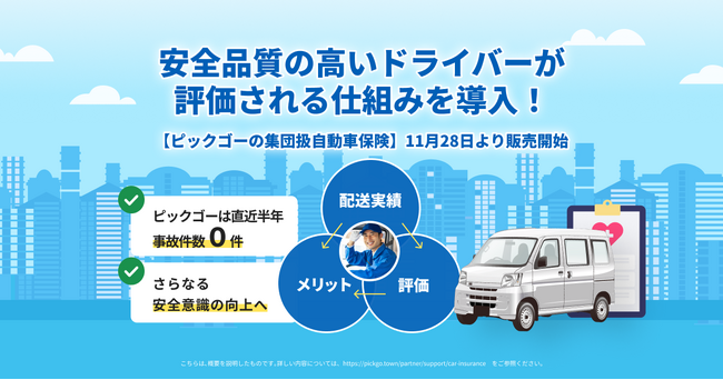 安全品質の高いドライバーが評価される仕組みを導入!~配送ドライバーの安全意識向上へ ~