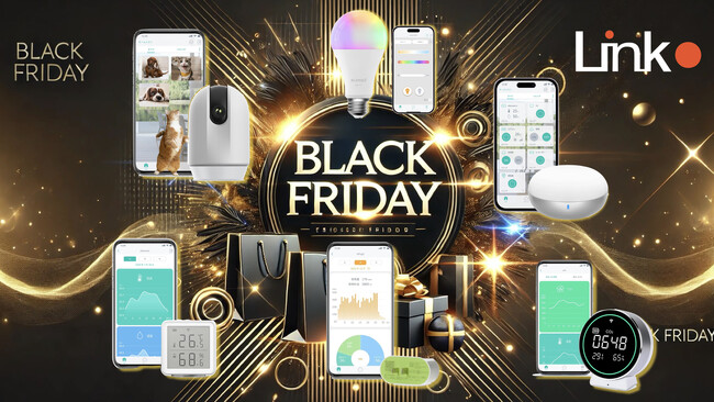 Amazonブラックフライデー開催！期間・数量限定でリンクジャパンのスマートホーム製品が最大65%OFF！