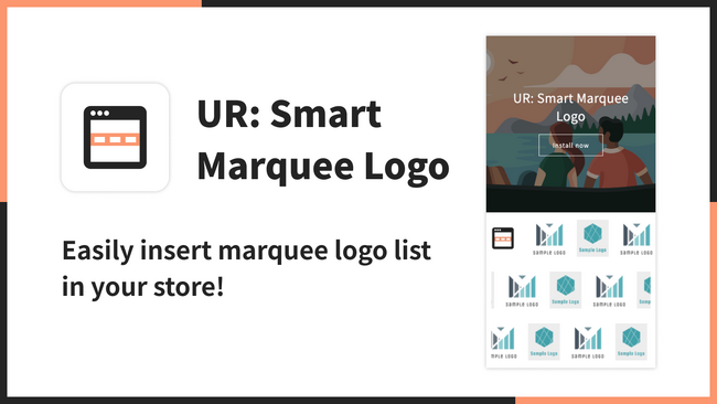 【海外向け】EC 拡張アプリ「UR: Smart Marquee Logo」を、株式会社 UnReact がリリース