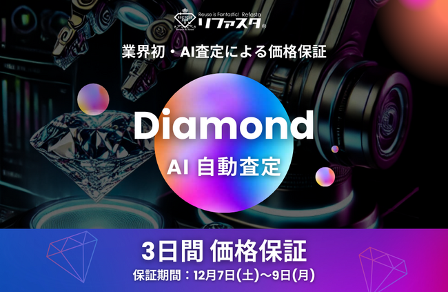 買取業界初!AI査定による価格保証サービスを開始