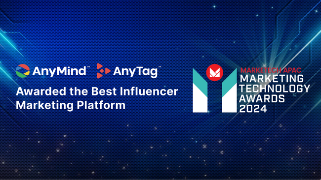 AnyMind Groupの「AnyTag」が「マーケティングテクノロジーアワード2024」の「ベストインフルエンサーマーケティングプラットフォーム」を受賞