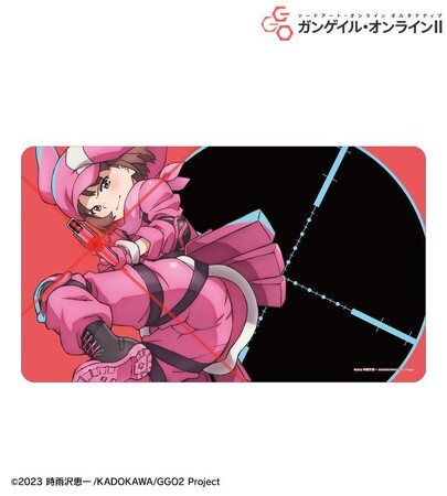 『ソードアート・オンライン オルタナティブ ガンゲイル・オンラインII』のティザービジュアル マルチデスクマットなどの受注を開始！！アニメ・漫画のオリジナルグッズを販売する「AMNIBUS」にて