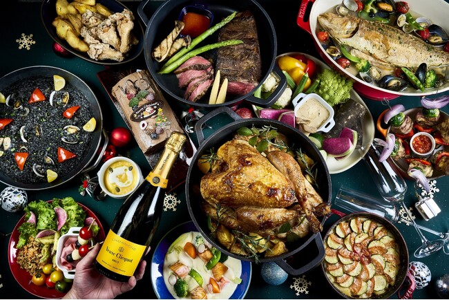 【アロフト大阪堂島】輝くイルミネーションの中で、大切な人と心温まるフェスティブディナーブッフェを楽しもう！