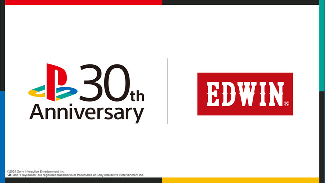 PlayStation(TM) × EDWIN 30周年記念コレクションを販売