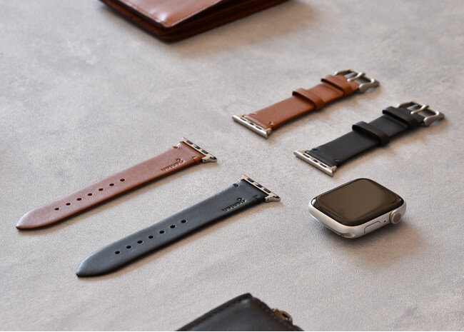 革製品ブランド【genten】から「スマートウォッチ レザーバンド（Apple Watch対応）」が発売！