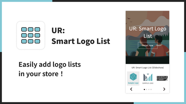 【海外向け】EC アプリ 「UR: Smart Logo List」を、株式会社 UnReact がリリース