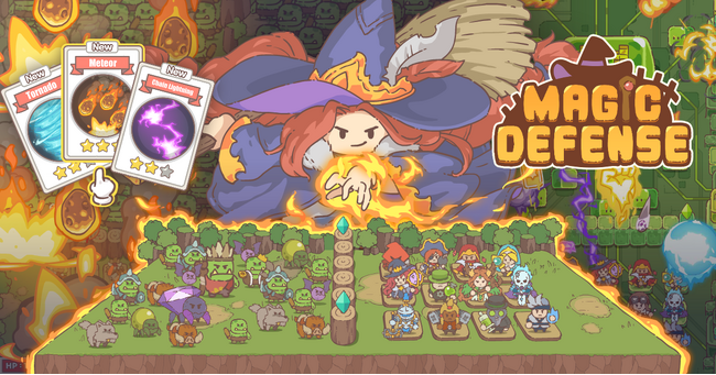 韓国でNo.1を獲得した大人気タワーディフェンスゲーム『マジックディフェンス』日本版、韓国Oblique Gamesより本日リリース