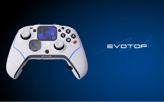 2024年12月５日Nintendo Switch対応「EVOTOP」一般販売開始!!さらに新色ホワイトが仲間入り！瑞起直販限定で予約開始!!
