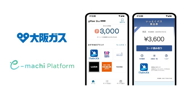 地域で利用可能な電子商品券「e街ギフト(R)︎」とナショナルチェーンブランドのデジタルギフトを組み合わせた「giftee Box(R)︎」の提供を開始