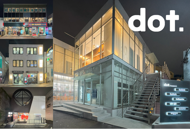 いちご地所の新ブランド「dot.」始動　ループレイスが原宿キャットストリートにある商業ビルのリブランディングを具現化