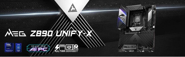 MSI、最新のIntel(R) Core(TM)Ultra プロセッサー（シリーズ2）対応のZ890チップセット搭載マザーボード「MEG Z890 UNIFY-X」を発売
