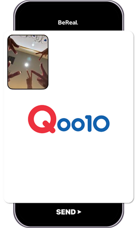 Qoo10がBeReal.にオンラインマーケットプレイス業界として国内初*の公式アカウントを公開！