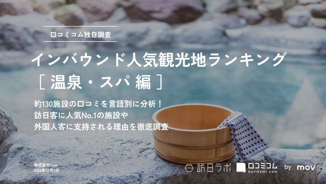 【独自調査】2024年最新：外国人に人気の観光スポットランキング［温泉・スパ編］1位は「道後温泉本館」！| インバウンド人気観光地ランキング　#インバウンド #MEO