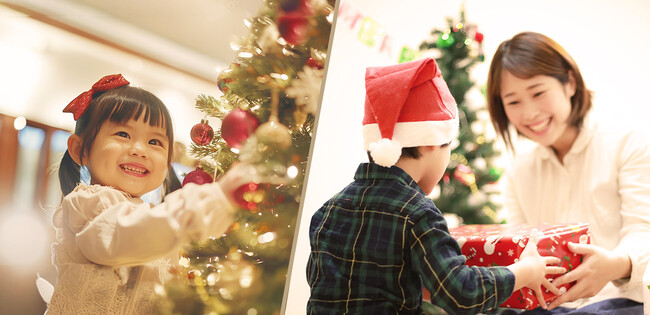 ブルーミー、保育園や幼稚園のクリスマス会、ホームパーティーにお花ギフトをお届け！ 親子で過ごす「お花のあるクリスマス」を提案