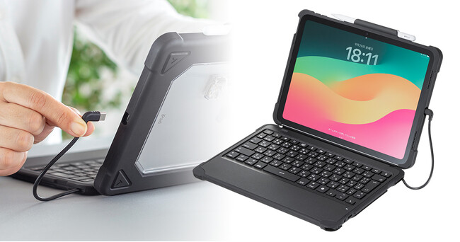 iPadをノートパソコンのように使える、iPad 第10世代専用ケース付きキーボードを発売