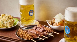 “本場のビールと日本の炭焼き”の極上コラボレーションに舌鼓！「バーデンバーデンスタンド新橋/炭焼」が待望の新規オープン、JR新橋駅より徒歩1分