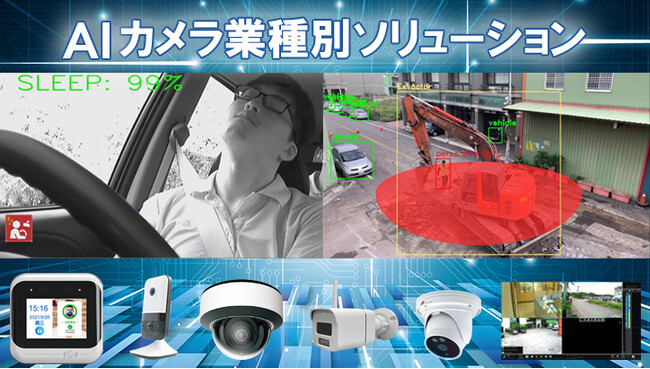 AIカメラで防犯対策、工場・介護など省人化対策ソリューションを開始