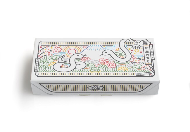 日本香堂、2025年の干支「巳」デザインのお香セットと、香炉セットを限定発売