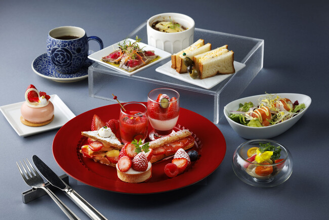 【東京ステーションホテルは110周年を迎えます！】旬のいちごを心ゆくまで味わう、6種のいちごスイーツを堪能 ストロベリー マルノウチジカン