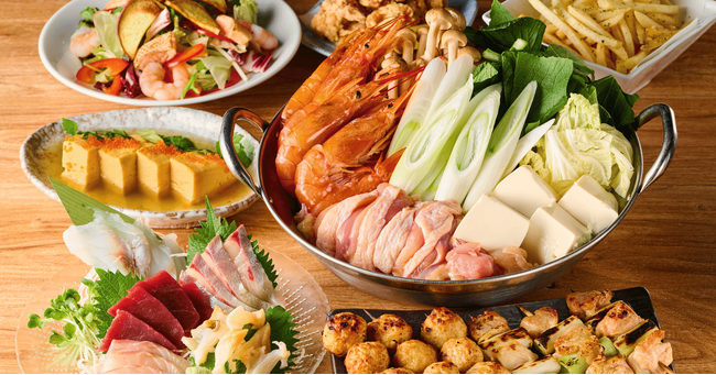 【とととりとん】忘新年会にまだ間に合う!旨味たっぷり鍋or鉄板付きの冬コースを実施中