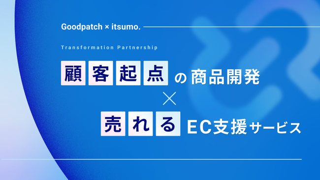 いつも、デザインカンパニーのグッドパッチ社と共同で顧客起点の商品開発×売れるEC支援サービスの提供を開始
