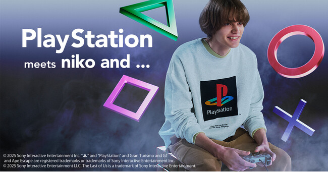 「niko and ...」が「PlayStation(TM)」とのコレクションアイテムを2024年12月13日（金）よりWEBにて先行予約販売開始！