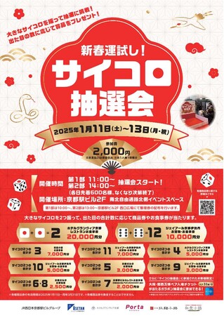「新春運試し！サイコロ抽選会」の開催について