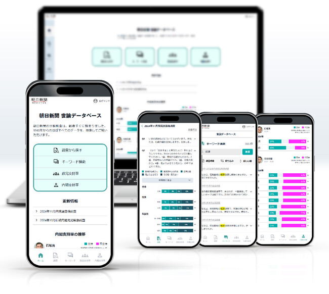 「世論データベース」が朝日新聞デジタルのサービスに加わりました