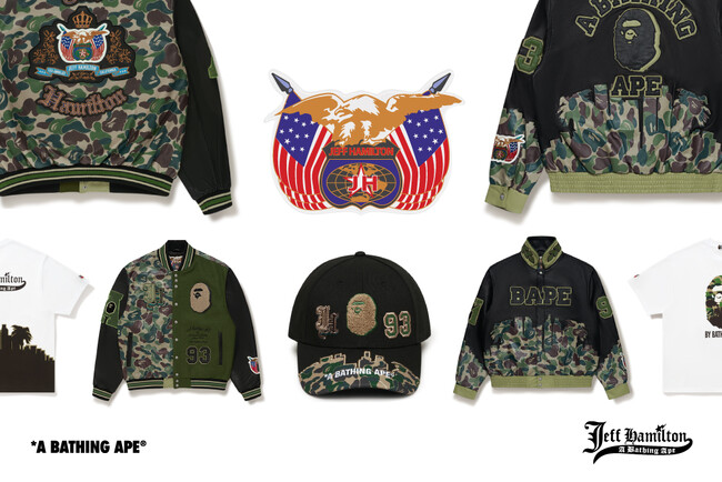 A BATHING APE(R)︎ × JEFF HAMILTON