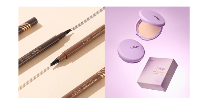 シンビジャパンとトレンディトーンメイクブランド「LIP HIP」（リップヒップ）コラボ商品「パウダーパクト」2024年12月24日新発売！