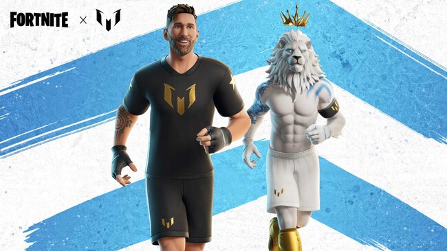 サッカー界のレジェンド「リオネル・メッシ」がフォートナイトに登場！