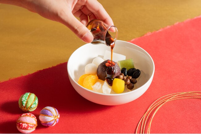 年末年始の1週間限定！「迎春あんみつ」を2024年12月31日(火)より販売開始